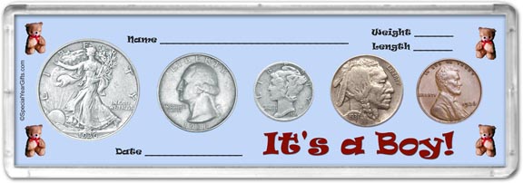 1936 It's A Boy! Coin Gift Set MAIN