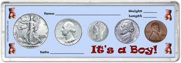 1942 It's A Boy! Coin Gift Set THUMBNAIL