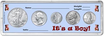 1943 It's A Boy! Coin Gift Set THUMBNAIL