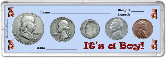 1949 It's A Boy! Coin Gift Set MAIN