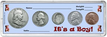 1949 It's A Boy! Coin Gift Set THUMBNAIL