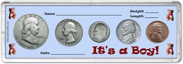1953 It's A Boy! Coin Gift Set THUMBNAIL
