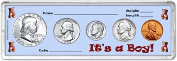 1962 It's A Boy! Coin Gift Set THUMBNAIL