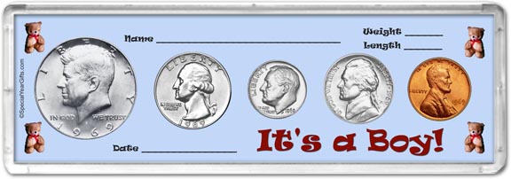 1969 It's A Boy! Coin Gift Set MAIN