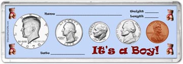 1970 It's A Boy! Coin Gift Set THUMBNAIL