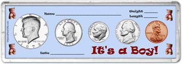 1973 It's A Boy! Coin Gift Set THUMBNAIL
