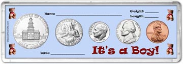1976 It's A Boy! Coin Gift Set THUMBNAIL