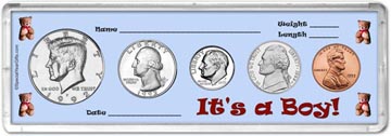1992 It's A Boy! Coin Gift Set THUMBNAIL