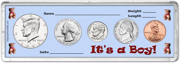 2003 It's A Boy! Coin Gift Set MAIN