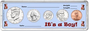 2013 It's A Boy! Coin Gift Set THUMBNAIL