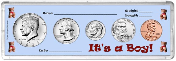 2021 It's A Boy! Coin Gift Set LARGE