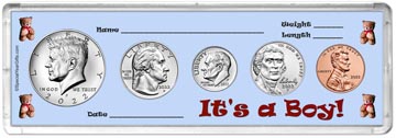 It's A Boy! Coin Gift Set THUMBNAIL