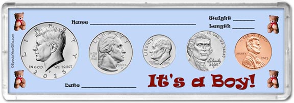 It's A Boy! Coin Gift Set LARGE