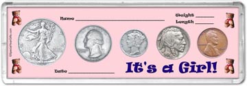 1935 It's A Girl! Coin Gift Set THUMBNAIL
