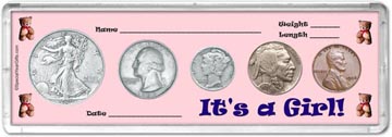 1936 It's A Girl! Coin Gift Set THUMBNAIL