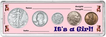 1937 It's A Girl! Coin Gift Set THUMBNAIL