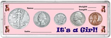 1938 It's A Girl! Coin Gift Set THUMBNAIL