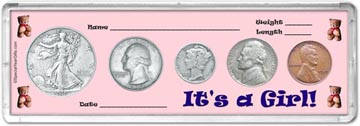 1939 It's A Girl! Coin Gift Set THUMBNAIL
