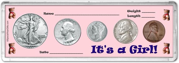 1941 It's A Girl! Coin Gift Set MAIN