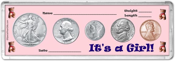 1944 It's A Girl! Coin Gift Set MAIN