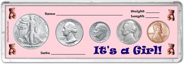 1947 It's A Girl! Coin Gift Set THUMBNAIL