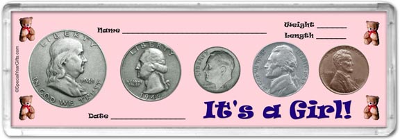 1949 It's A Girl! Coin Gift Set MAIN