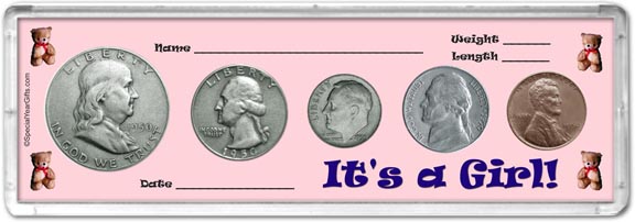 1950 It's A Girl! Coin Gift Set MAIN