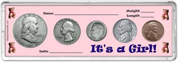 1953 It's A Girl! Coin Gift Set THUMBNAIL
