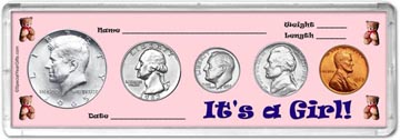 1965 It's A Girl! Coin Gift Set THUMBNAIL