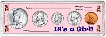 1967 It's A Girl! Coin Gift Set THUMBNAIL