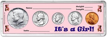 1969 It's A Girl! Coin Gift Set THUMBNAIL