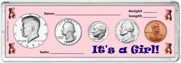 1971 It's A Girl! Coin Gift Set THUMBNAIL