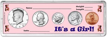 1978 It's A Girl! Coin Gift Set THUMBNAIL