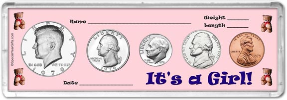 1979 It's A Girl! Coin Gift Set MAIN