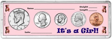 1992 It's A Girl! Coin Gift Set THUMBNAIL