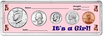 1995 It's A Girl! Coin Gift Set THUMBNAIL
