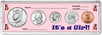 1998 It's A Girl! Coin Gift Set THUMBNAIL