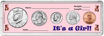 1999 It's A Girl! Coin Gift Set THUMBNAIL