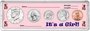 2003 It's A Girl! Coin Gift Set THUMBNAIL