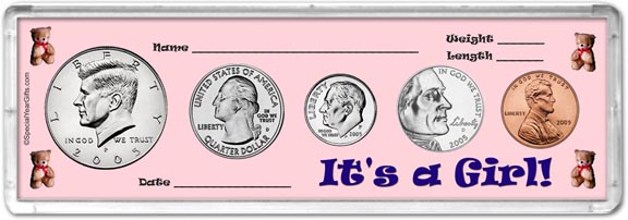 2005 It's A Girl! Coin Gift Set MAIN
