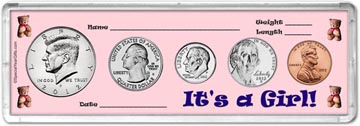 2012 It's A Girl! Coin Gift Set THUMBNAIL