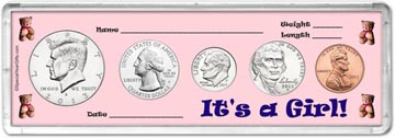 2013 It's A Girl! Coin Gift Set THUMBNAIL