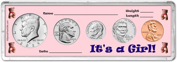 2024 It's A Girl! Coin Gift Set LARGE