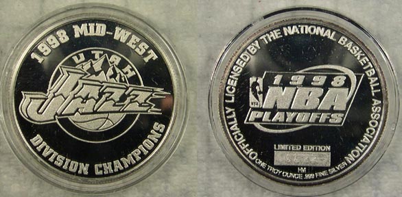 Utah Jazz - 1998 Mid-West Division Champions' Art Bar. MAIN