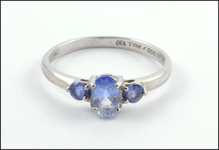 Tanzanite Ring in Platinum MAIN