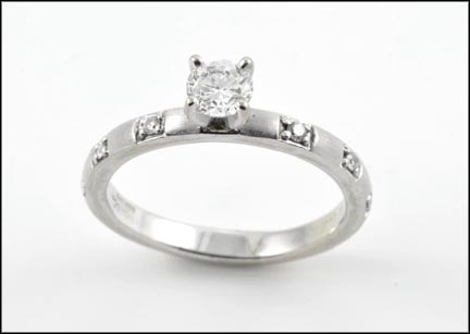 Diamond Engagement Ring in 14K White Gold MAIN