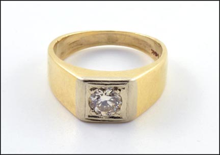 Diamond Band in 14K Yellow Gold MAIN
