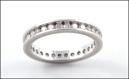 Diamond Eternity Band in 14K White Gold MAIN