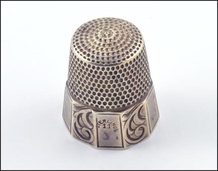 Thimble Size 11 in Sterling Silver MAIN