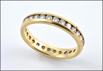 Diamond Eternity Band in 14K Yellow Gold MAIN